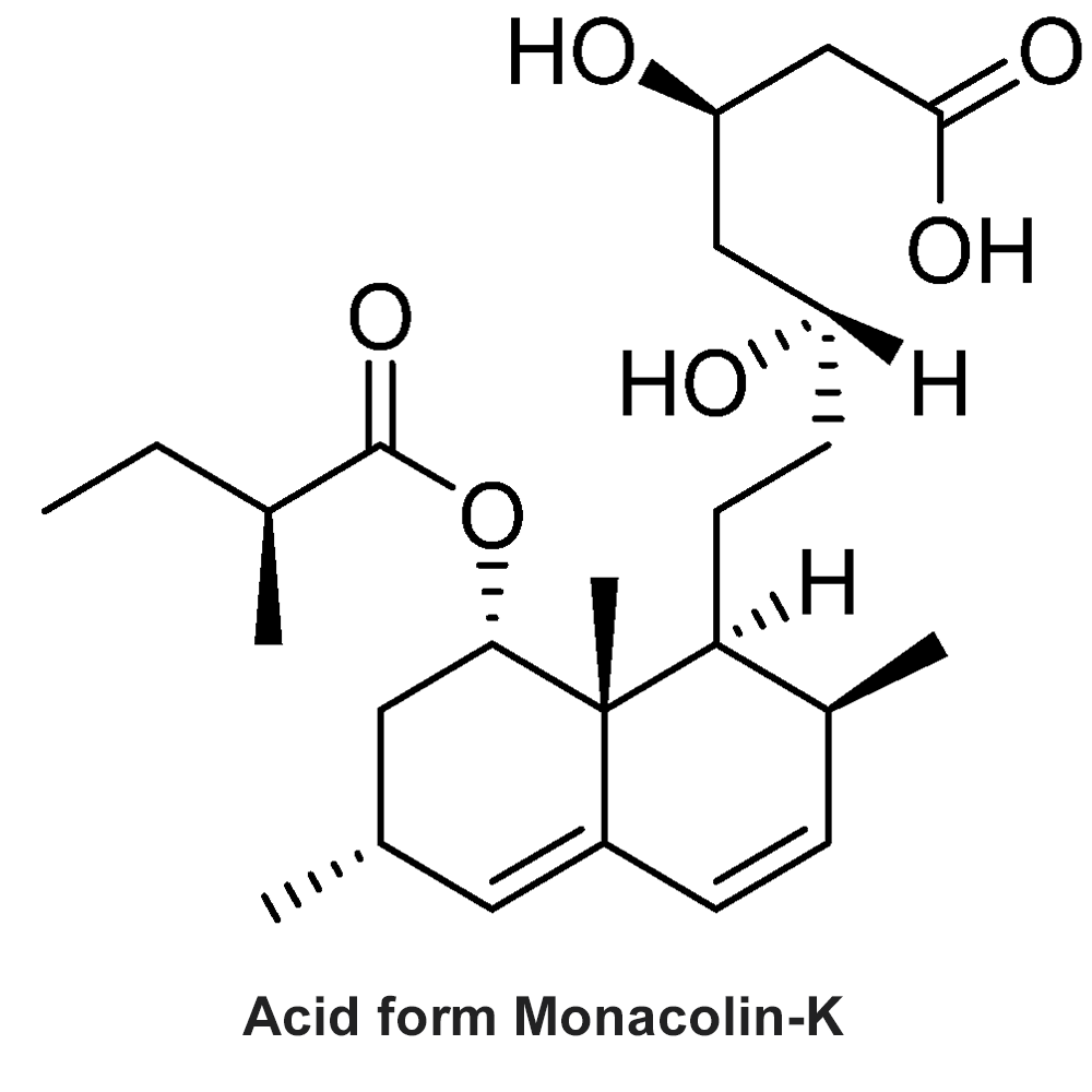 Acid form Monacolin-K